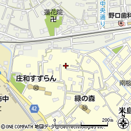 埼玉県春日部市米島29周辺の地図