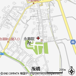 茨城県つくばみらい市板橋2087周辺の地図