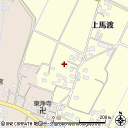 茨城県稲敷市上馬渡500-2周辺の地図
