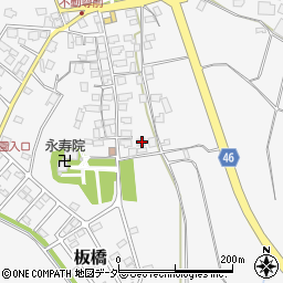 茨城県つくばみらい市板橋2084周辺の地図