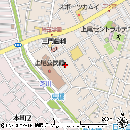 埼玉県上尾市二ツ宮770周辺の地図