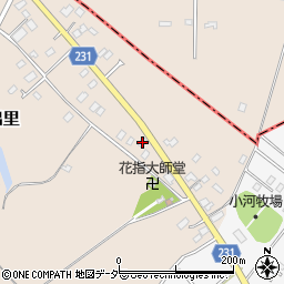 茨城県稲敷市月出里70-2周辺の地図