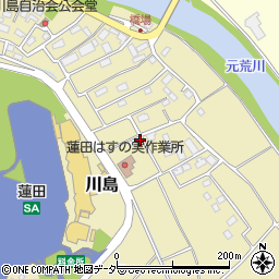 埼玉県蓮田市川島613周辺の地図