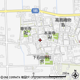 福井県鯖江市石田下町周辺の地図