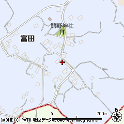 茨城県行方市富田1602周辺の地図