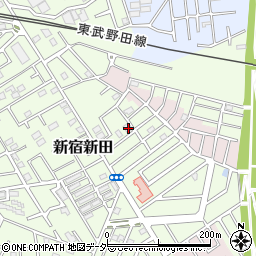 埼玉県春日部市新宿新田228周辺の地図