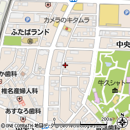 茨城県牛久市中央3丁目23-10周辺の地図