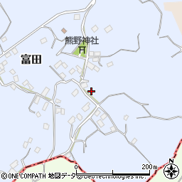 茨城県行方市富田1439周辺の地図