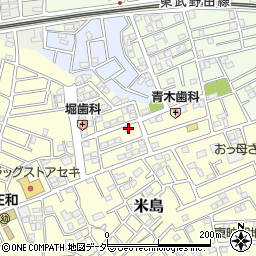埼玉県春日部市米島962周辺の地図