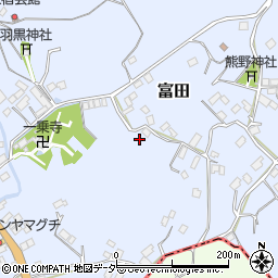 茨城県行方市富田1586周辺の地図