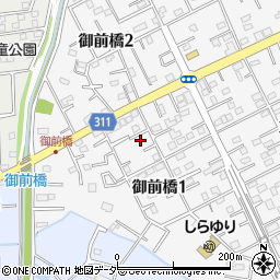 埼玉県蓮田市御前橋周辺の地図