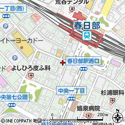 CONA 春日部店周辺の地図