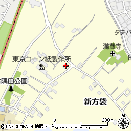 埼玉県春日部市新方袋97周辺の地図