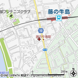 埼玉県春日部市牛島60周辺の地図