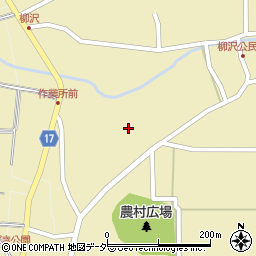 柳沢区周辺の地図