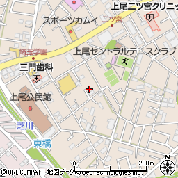埼玉県上尾市二ツ宮814周辺の地図
