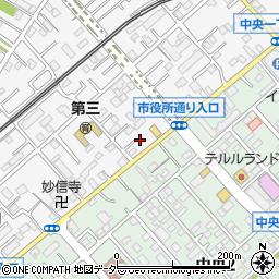 埼玉県春日部市粕壁6771-10周辺の地図
