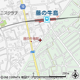 埼玉県春日部市牛島1600周辺の地図