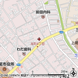 株式会社梅林堂　上尾・本町店周辺の地図
