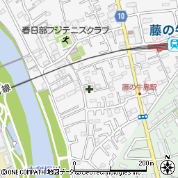 埼玉県春日部市牛島84周辺の地図