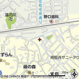 埼玉県春日部市米島260周辺の地図