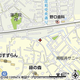 埼玉県春日部市米島258周辺の地図