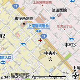 株式会社飯田産業　上尾支店周辺の地図