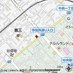 埼玉県春日部市粕壁4586周辺の地図