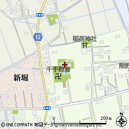 養竹院周辺の地図