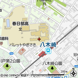 埼玉県立春日部高等学校周辺の地図