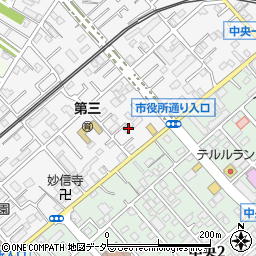 埼玉県春日部市粕壁6774-1周辺の地図