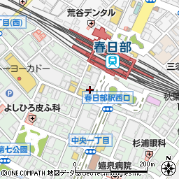 三井住友銀行春日部支店 ＡＴＭ周辺の地図