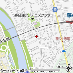 埼玉県春日部市牛島81周辺の地図