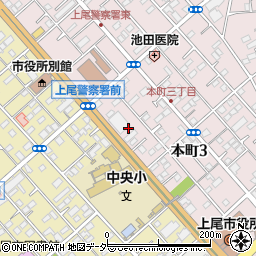 埼玉県上尾市本町3丁目3周辺の地図
