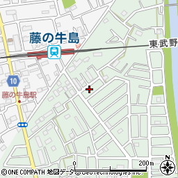埼玉県春日部市藤塚1884周辺の地図