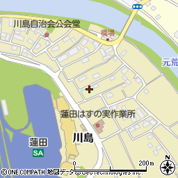 埼玉県蓮田市川島296周辺の地図
