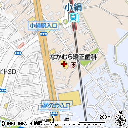 ダイソー茨城谷和原店周辺の地図