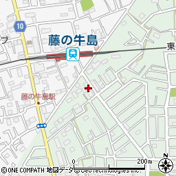 埼玉県春日部市藤塚1887周辺の地図