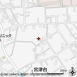 茨城県鹿嶋市宮津台周辺の地図