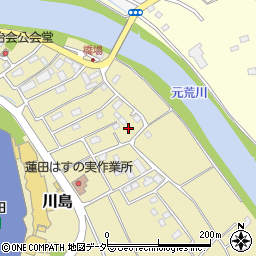 埼玉県蓮田市川島290周辺の地図
