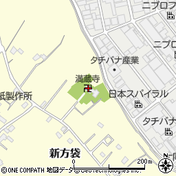 埼玉県春日部市新方袋266周辺の地図