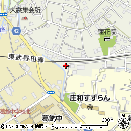 埼玉県春日部市大衾15周辺の地図