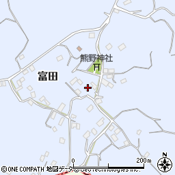 茨城県行方市富田1452周辺の地図
