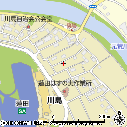 埼玉県蓮田市川島294周辺の地図