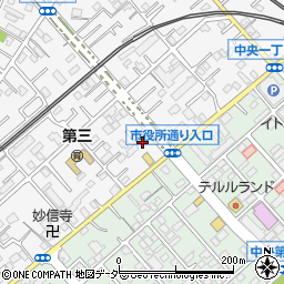 埼玉県春日部市粕壁6763-2周辺の地図