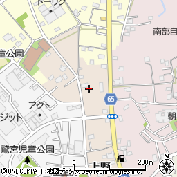 埼玉県さいたま市岩槻区上野周辺の地図