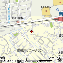埼玉県春日部市米島278周辺の地図