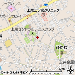 埼玉県上尾市二ツ宮856周辺の地図