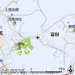 茨城県行方市富田1583周辺の地図