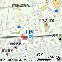 昭和レトロ居酒屋コッコ 川間駅前店周辺の地図